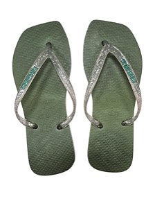 Sandália Quadrada - Verde Bandeira