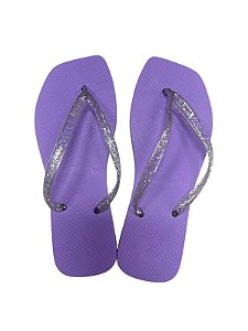 Sandália Quadrada - Lilás