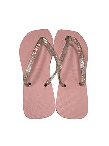 Sandália Quadrada - Rosa Bebê