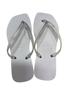 Sandália Quadrada - Branca