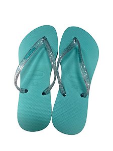 Sandália Redonda - Azul Turquesa