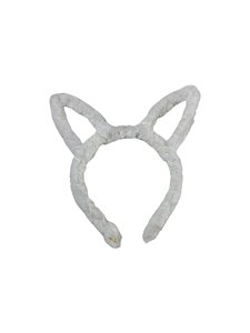 Tiara Coelhinho Pelúcia - Branca