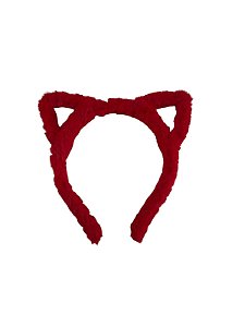 Diadema Gatinho - Vermelho