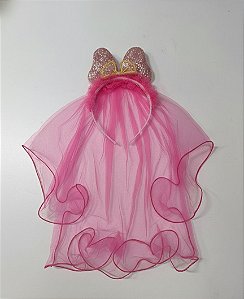 Diadema Laço Duplo - Rosa Pink