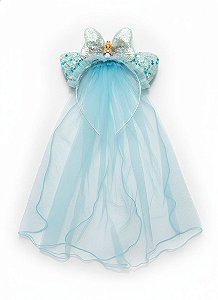 Diadema Laço Alice - Azul Bebê