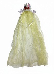 Diadema Coroa Orelha De Mikey - Colorida Com Amarelo