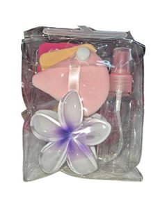 Kit Esponjas + Taca + Borrifado - Lilás