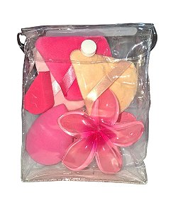 Kit Esponjas + Taca - Pink