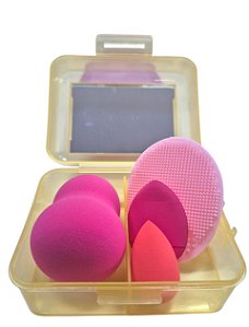 Mini Caixinha com Esponjas - Amarela