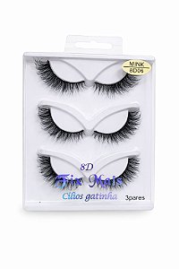 Cartela de Cílios Fix Mais | 8D06
