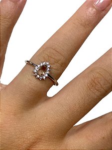 Anel - Formatura 01 | Prata com Rose