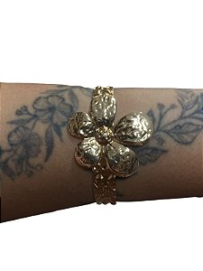 Bracelete De Punho - BR030 | Dourado