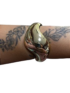 Bracelete De Punho - BR038 | Dourado