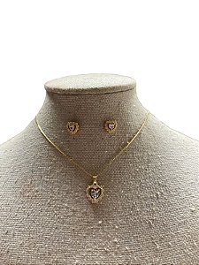 Conjunto - BR70 - Colar+Brinco | Dourado