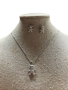 Conjunto - BR73 - Colar+Brinco | Prata