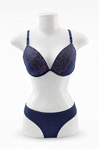 Conjunto Lingerie - Azul Marinho