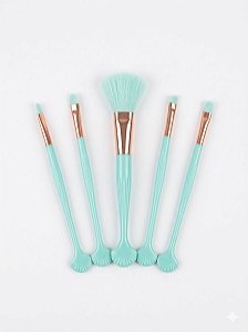 Kit com 5 Pincéis Concha - Azul