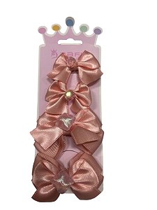 Kit de Laços - Quatro Unidades | Rose