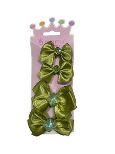 Kit de Laços - Quatro Unidades |Verde