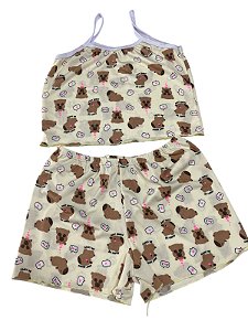 Pijama - Capivara Fofinha | Tamanho Único
