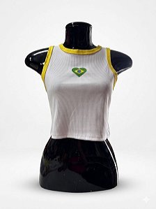 Semi Cropped Brasil - M7 | Tamanho M