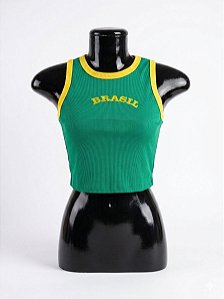 Semi Cropped Brasil - M10 | Tamanho M