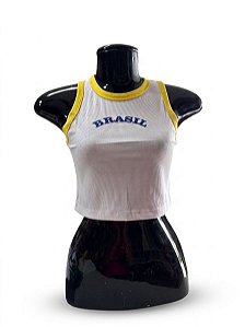 Semi Cropped Brasil - M12 | Tamanho G