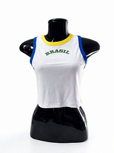 Semi Cropped Brasil - M26 | Tamanho M