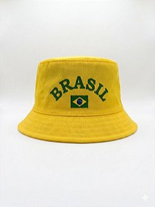 BUCKET DO BRASIL -COM NOME | AMARELO