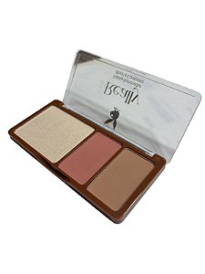 Paleta Really | Contorno, Blush e iluminador - Cor 01 | Playboy