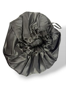 Touca de Cetim Regulável - Preto