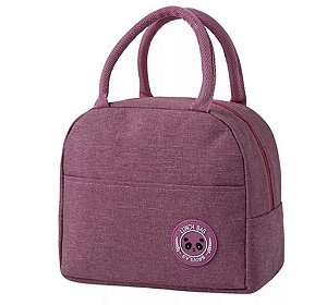 Bolsa Térmica Lunch Bag - Rosa Escuro