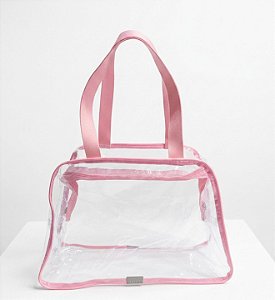 BAG TRAPÉZIO TAM M - M2 - ROSA BEBÊ