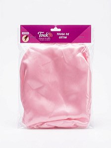 Touca de cetim | Rosa Bebê -Touk