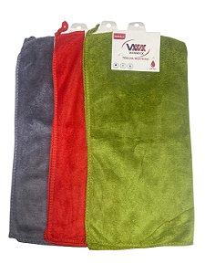 Kit de Toalhas Multiuso- Três Unidades | Cores Aleatórias