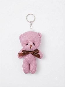 Chaveiro Urso - Rosa