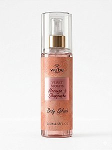Body Splash - Morango e Champanhe - Velvet Secret | Webe Beauty