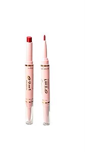Batom + Delineador Labial 2 em 1 - Cor 02 | Hudamoji