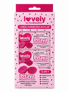 Lenço Umedecido - Mini| Lovely – Morango + Colágeno