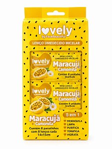 Lenço Umedecido - Mini | Lovely – Maracujá + Camomila