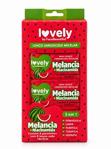 Lenço Umedecido - Mini | Lovely – Melancia + Niacinamida
