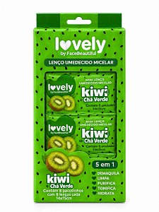 Lenço Umedecido - Mini | Lovely – Kiwi + Chá Verde