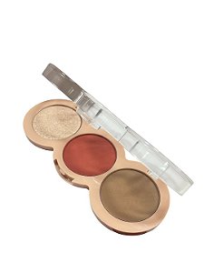 Paleta 3 em 1 Contorno, Blush e Contorno | Miss France - Cor 03