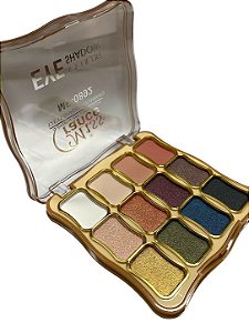 Paleta De Sombra 12 Cores (Dourada) | Miss France - 01