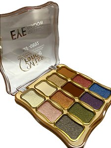Paleta De Sombra 12 Cores (Dourada) | Miss France - 02