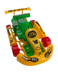 Carrinho Fórmula 1 - Amarelo
