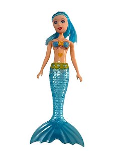 Boneca Sereia - Azul