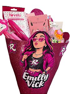 Embalagem Buquê | Emilly Vick - MÍNIMO DE 7 PRODUTOS POR BUQUÊ
