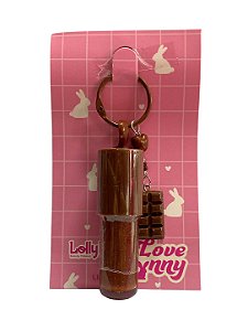 Love Bunny Gloss Chaveiro | LollyPop - 01 Chocolate