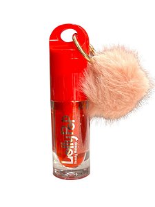 Lip Gloss Com Pompom | LollyPop - 02 Vermelho